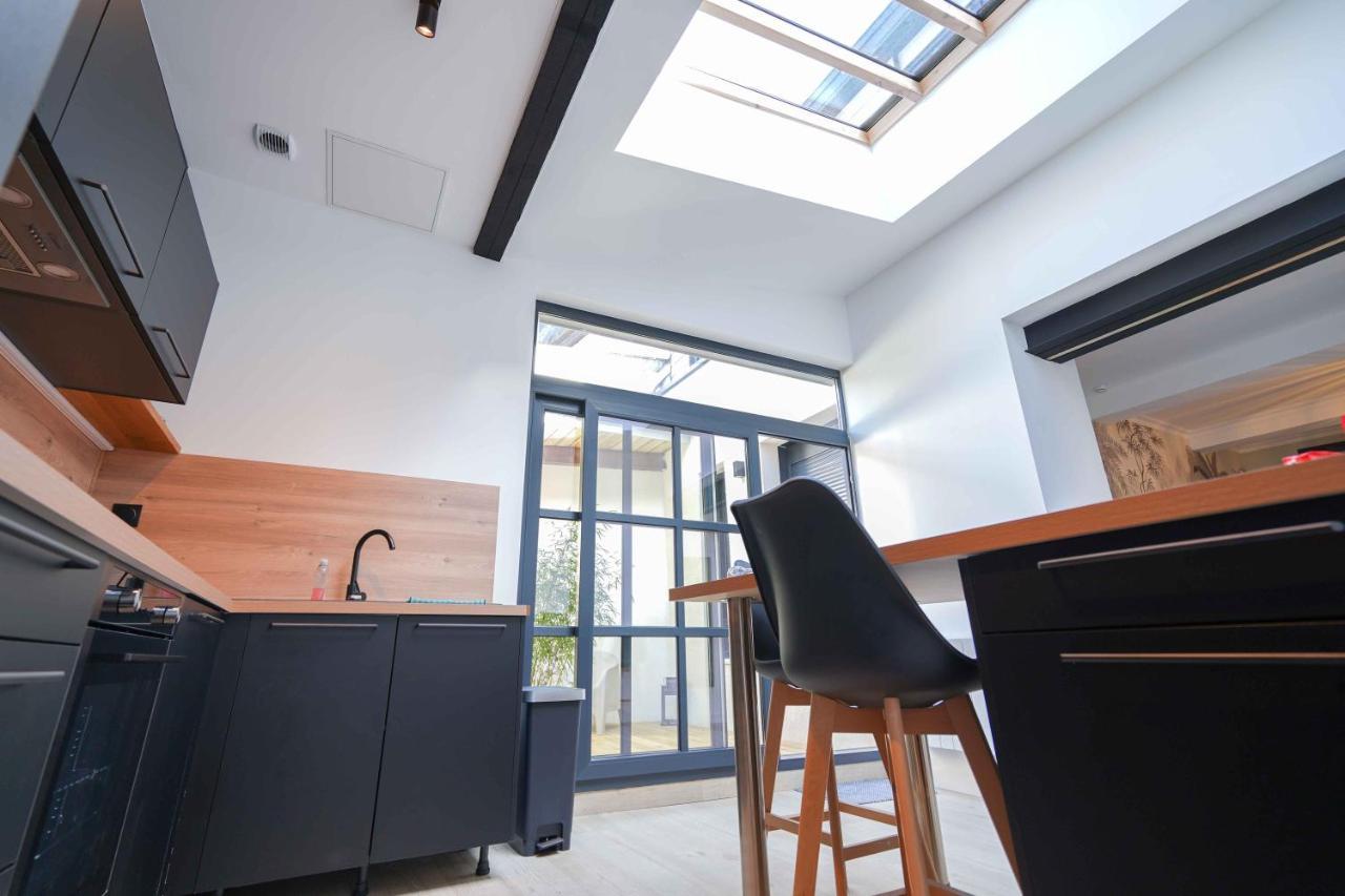 La Villa Berenice « Le Patio » En Coeur De Ville 圣阿芒·莱斯奥 外观 照片